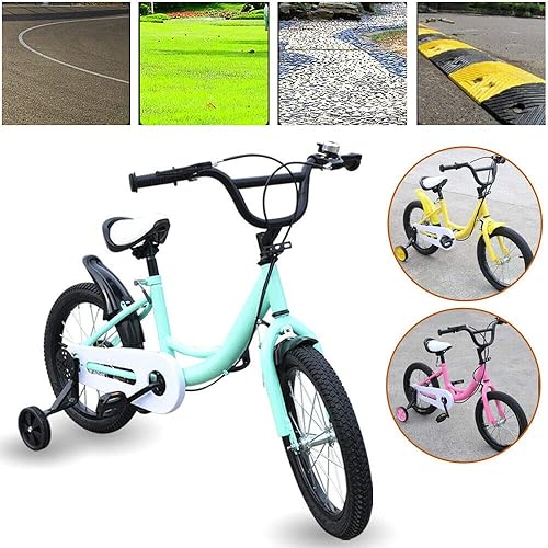 TFCFL WUPYI2018 Freestyle 16 pollici bici per bambini per ragazzi ragazze bambini bicicletta bambino bici unisex bambini ruota bici (giallo) - Ysert
