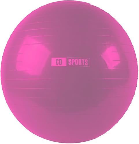 Pilates Ball 55cm / 65cm / 75cm di diametro, Palla per la gravidanza, Fitball, con infiammatore incluso, Big Ball per lo Yoga, Ginnastica, Fitness - Ysert