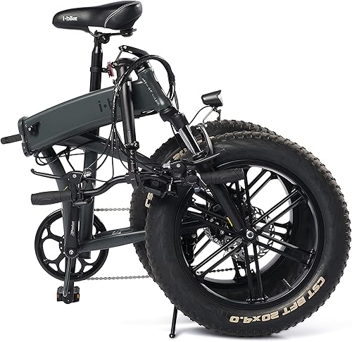Orso Ita99, Bicicletta Elettrica Ripiegabile Unisex Adulto, Nero, 175.5 x 130.5 x 30.5 Cm - Ysert