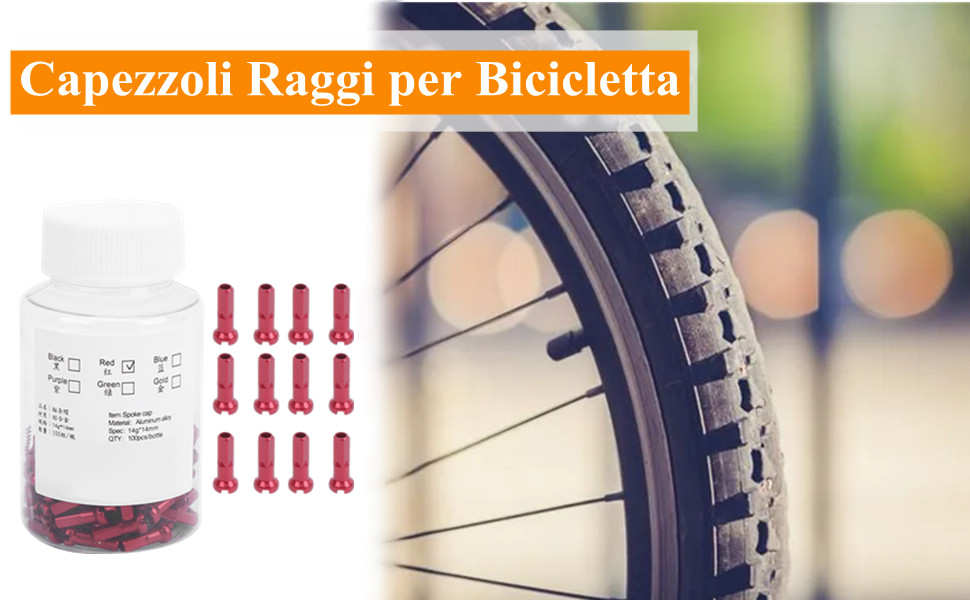 Capezzoli Raggi per Bicicletta