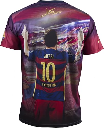 FC Barcelona Lionel Messi - Maglietta da uomo collezione ufficiale - Ysert