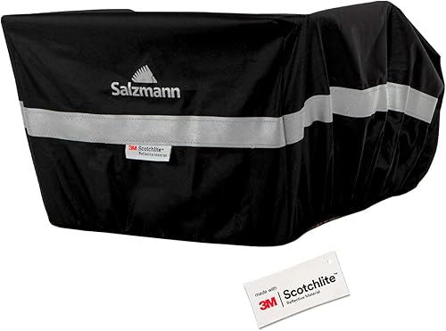Salzmann Copertura Antipioggia Riflettente per cestini da Bici - Copertura Impermeabile per cestini - Realizzata con 3M Scotchlite - Ysert