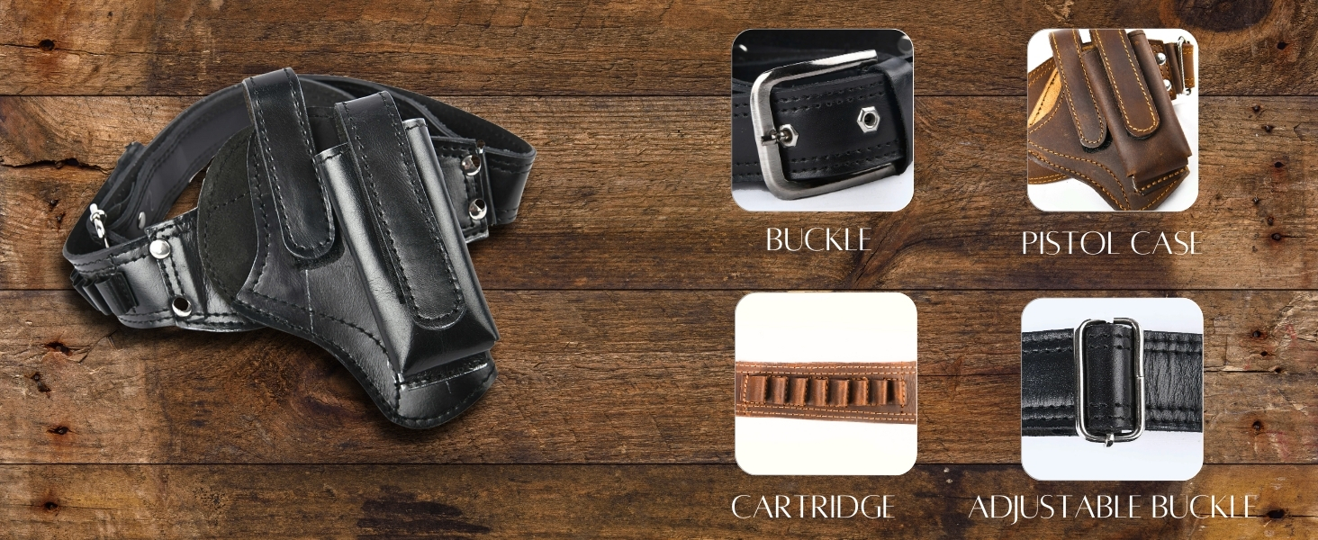 Fondina in pelle OWB per fondina Glock 17 adatta per fondina 1911