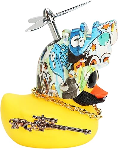 Nbbwwu per biciclette, campanella per biciclette - per biciclette Cruscotto Rubber Duck Squeeze Duck | Simpatiche decorazioni per biciclette con papera gialla, compatte e resistenti - Ysert