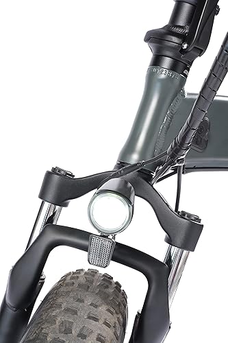 Orso Ita99, Bicicletta Elettrica Ripiegabile Unisex Adulto, Nero, 175.5 x 130.5 x 30.5 Cm - Ysert