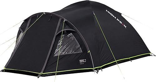 High Peak Talos 3, Tenda Unisex-Adulto, Grigio Scuro/Verde, 330 x 190 x 130/110 cm - Ysert