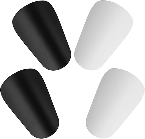 4pcs Mini Football Shin Pads, Parastinchi Calcio Professionali, Equipaggiamento Protettivo per Uomo, Donna, Bambini, Ragazzi, Ragazze, Ideale per Calcio e Altri Sport - Ysert