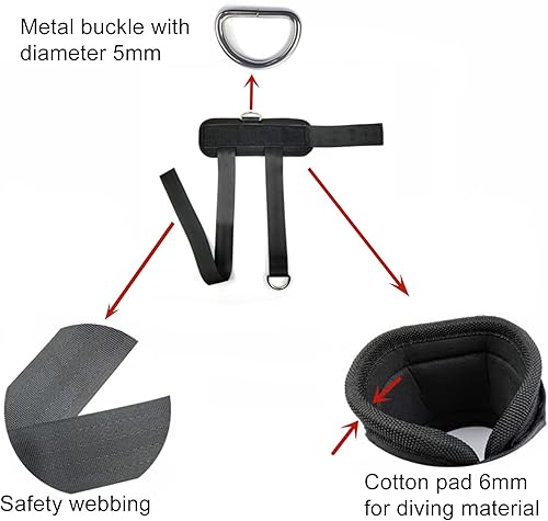 Cinturini regolabili per manubri alla caviglia (coppia), con manubri di aggiornamento per allenamenti per gambe glutei, fasce per caviglia portatili per esercizi per uomini e donne - Ysert