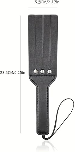 Frustino in Cuoio Nero Adatto per Dolci Giochi di Coppia - Ysert