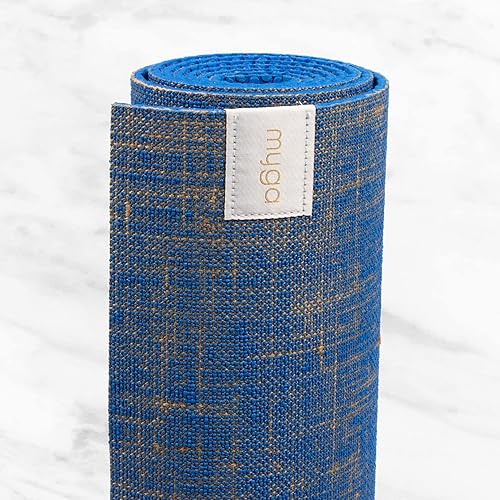 Tappetino Yoga in Juta - Tappetino Antiscivolo per Yoga, Pilates, Meditazione e Fitness - Tappetino Multiuso con Cinghia per Il Trasporto - Ideale per Uomini e Donne - Ysert