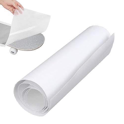 Nastro Antiscivolo Trasparente per Skateboard, Nastro Adesivo Impermeabile per Scooter, Accessorio per Carta vetrata oleosa per Skateboard Trasparente per Skateboard Longboard - Ysert