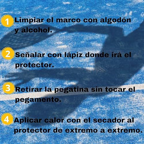 Protezione per racchetta da paddle trasparente, resistente e ruvida, accessori per paddle, protezione per racchetta da paddle leggera e di facile sostituzione, 35 mm x 370 mm, custodia per padel - Ysert