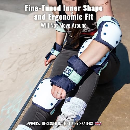 Heavy Duty Triple Pad Set, Kit di Protezione Skateboard Unisex Adulto - Ysert