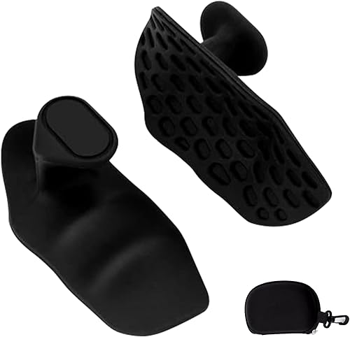 PORUPAEL 1 paio di impugnature in silicone antiscivolo – Guanti da fitness traspiranti per uomo e donna – ideali per trazioni, powerlifting e bodybuilding – protezione ergonomica per le mani - Ysert
