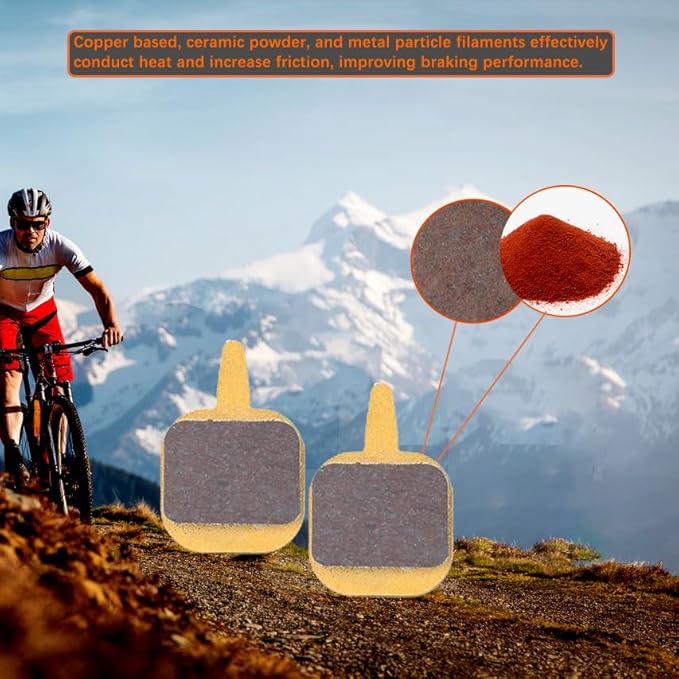 2 Paia Bikes Pastiglie Freni per Tektro IO/Novela/Aquila/Old Gemini/Hydraulic/Mechanical N11.11 S15-2 - Ysert