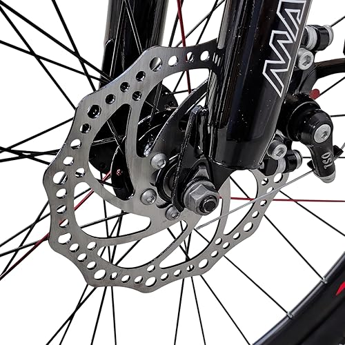 Bicicletta Bici MTB 26'' Mountain Bike BIAMMORTIZZATA Pollici Ragazzo Cambio 21 Velocità Freni a Disco - Ysert