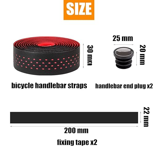 Nastro Manubrio da Bicicletta 2 Pezzi Nastro Manubrio Bici Strada MTB Cycling Accessorio per Ciclismo (Blu) - Ysert