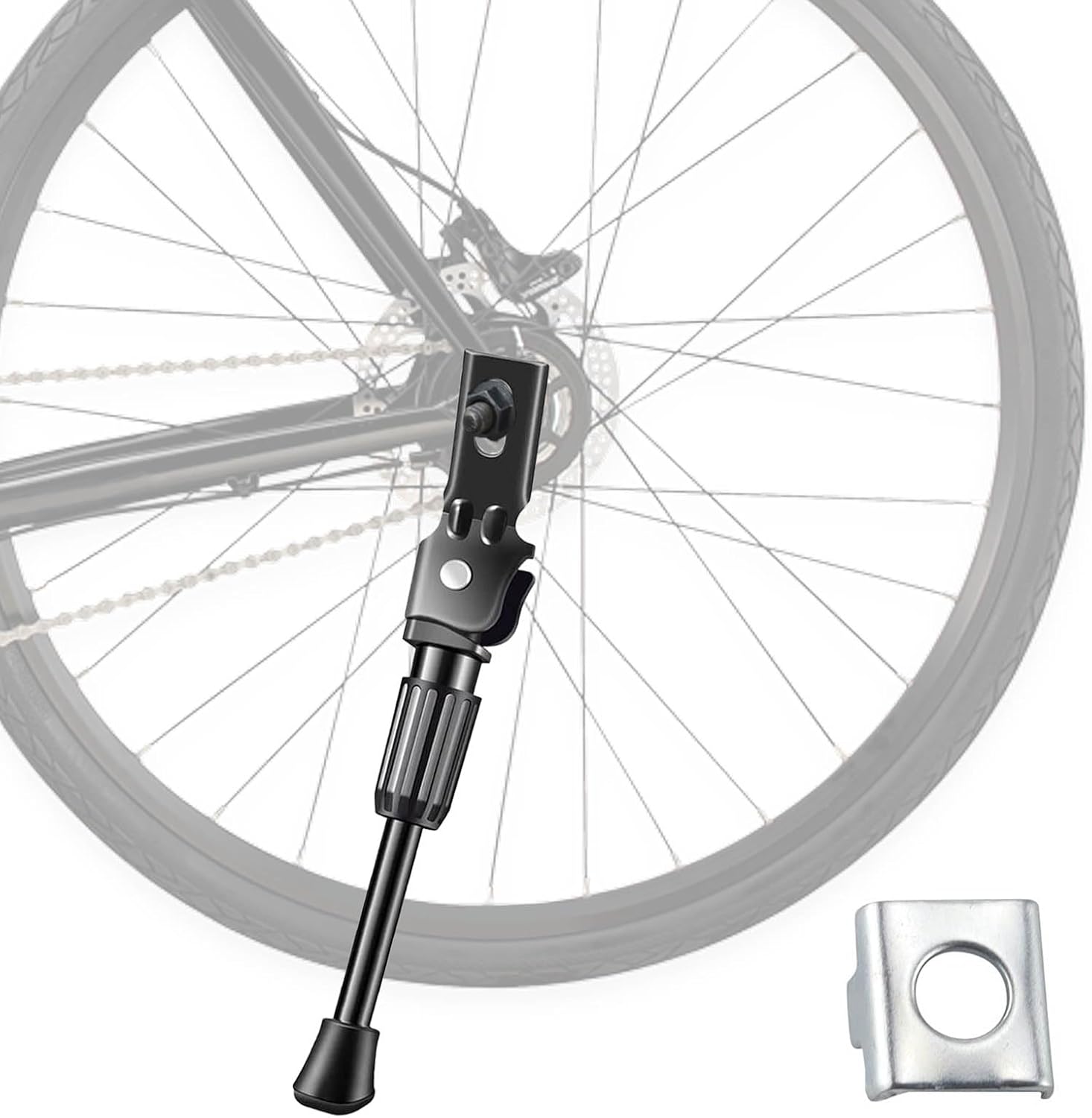 Supporto per bicicletta per bambini, in lega di alluminio, regolabile, per bambini e bici pieghevole - Ysert