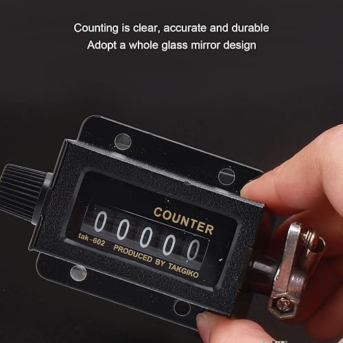 Contatore Meccanico, 0-99999 Design Specchio in Vetro Contaballe per Accumulare Il Numero di Volte in Cui Viene Registrato L'utensile O Il Movimento Meccanico Alternativo - Ysert
