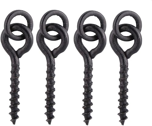 100pcs Boilie Bait Vite Terminale Rig Tackle con Round Link Loop per Carp Fishing Tool - Ysert