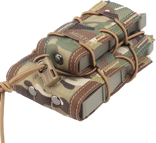 9mm / 5.56 Pouch Magazine Tactical Molle Airsoft Open Top Pistol Pistol Mag Bustes Portain Belt Belt Veloce Attacco Carrier Magazine Set - Ysert