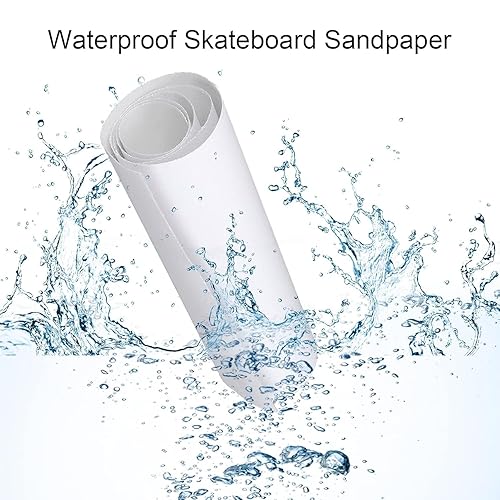 Nastro Antiscivolo Trasparente per Skateboard, Nastro Adesivo Impermeabile per Scooter, Accessorio per Carta vetrata oleosa per Skateboard Trasparente per Skateboard Longboard - Ysert