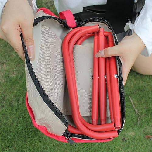 Mini Sgabello Pieghevole,Sedia Pieghevole Portatile,Sgabello Pieghevole Portatile,Sedia da pesca Pieghevole Leggero,Sedie Pieghevoli,Sgabello da Campeggio Pieghevole per Picnic,Escursioni,Pesca - Ysert