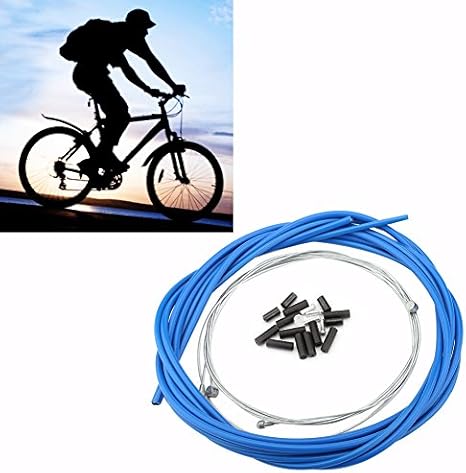 Set di Cavi Freno Bicicletta, Cavo Freno Bici Set di Cavi Freno Cavo Freno Bici MTB Bici da Strada Accessori di Ricambio (Arancione) - Ysert