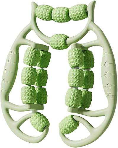 Rullo Gambe 18 Ruote Massager Rullo Muscolare Regolabile Regolabile Utensili di Massaggio Morbido Multiuso Portatili per Gambe Braccio Muscolare Manuale. - Ysert