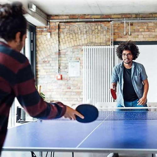 Rete Ping Pong 180 × 15 cm, 2 Pezzi Rete Pieghevole Ping Pong, Telo Copri Tavolo Ping Pong Esterno, Tecnologia del Cavo di Rete Spesso, per Tavoli da Ping Pong di Dimensioni Standard - Ysert
