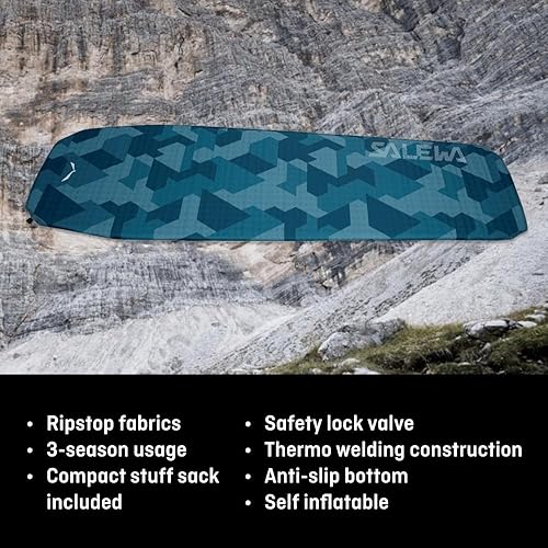 SALEWA DIADEM LIGHT MAT - Stuoia Unisex-Adulto, Cendre Blue, UNI - Ysert