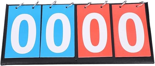 Segnapunti LED,Flip Scoreboard Score Flip Board Tabellone Segnapunti di Pallacanestro, 2/3/4 Cifre Portable Flip Tabellone Segnapunti di Sport Segnapunti - Ysert