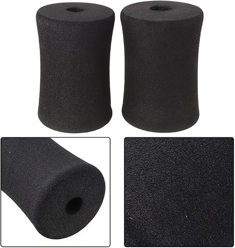 Piede in schiuma per cuscinetti, 2 rulli di ricambio per estensione gambe per panca pesi 80 x 180 per tubi di diametro da 22 a 25 mm - Ysert