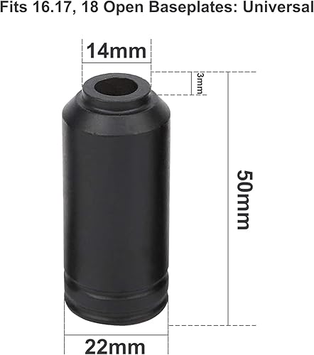 Pedale per Scooter Acrobatico,Monopattino Pioli Antiscivolo Professionali in Acciaio,con Vite/Dado/Guarnizione,Durevoli Pedali da Skateboard Accessorio per Pedali Scooter Acrobatici - Ysert