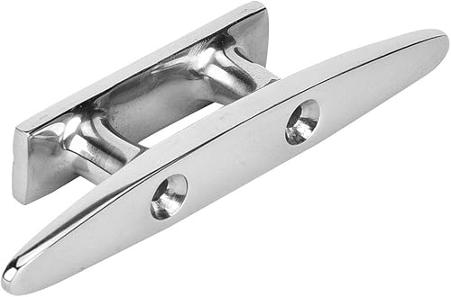 Bitta per pontile per Barche, 10-20 cm Bitta Piatta Bassa Argento Classica in Acciaio Inossidabile 316 Bitta per ormeggio Hardware per impieghi gravosi marini per Navi, Barche, Yacht - Ysert