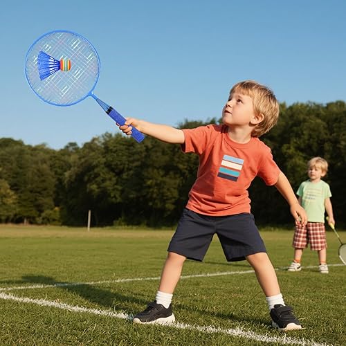 Racchetta da per bambini, racchetta da badminton, per attività in famiglia, adolescenti e giochi da società - Ysert