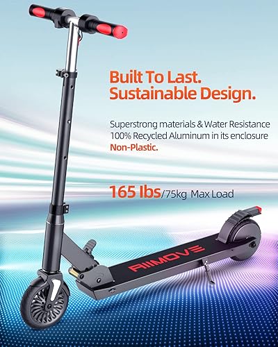 150W Monopattino Elettrico Bambini 6-16 Anni, Display LCE, 18 km/h & 15 km Gamma, Regolazione 3 Altezze e Velocità, Pieghevole Monopattino Elettrico, Regali per Ragazzi e Bambini - Ysert