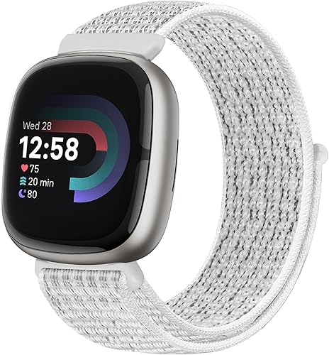 Runostrich Cinturino di ricambio in nylon compatibile con Fitbit Sense/Fitbit Versa 3, morbido, traspirante, regolabile, per uomo e donna - Ysert