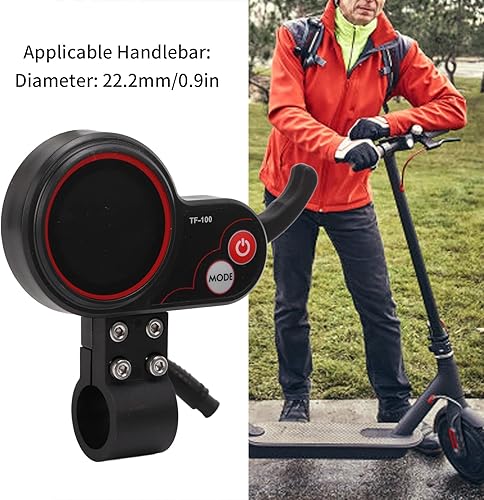 Pannello Display Scooter Elettrico 48V, Display TF‑100 48V 6 Pin Strumento di Comunicazione Scheda di Controllo Elettrico Compatibile con Controller Scooter Elettrico KUGOO M4 - Ysert