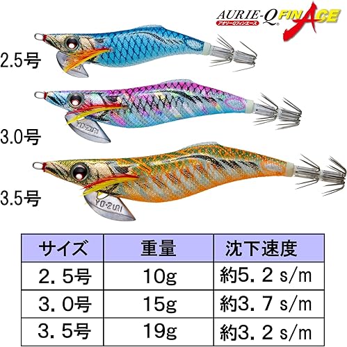 YO-ZURI TOTANARA EGI Fin-Ace 3.0 15g BLGM Pesca EGING da Mare da Calamari SEPPIE - Ysert