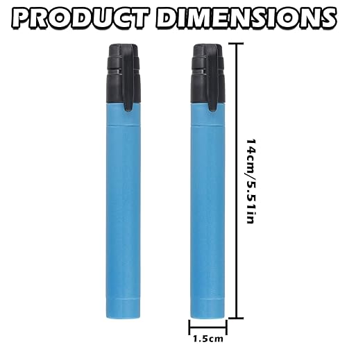 2X 1000L Filtro Acqua Depuratore Portatile,Purificatore d'Acqua Portatile, Personal Filtro dell'Acqua Personali, Depuratore Acqua Esterno per Campeggio, Trekking, Outdoor (Blu*2) - Ysert