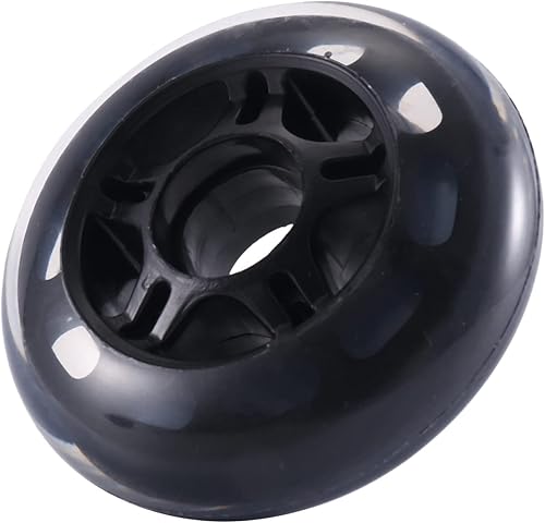 Ruote per bagagli, 80 mm x 24 mm, cuscinetti in acciaio al carbonio, per valigie e pattini, 1 paio - Ysert