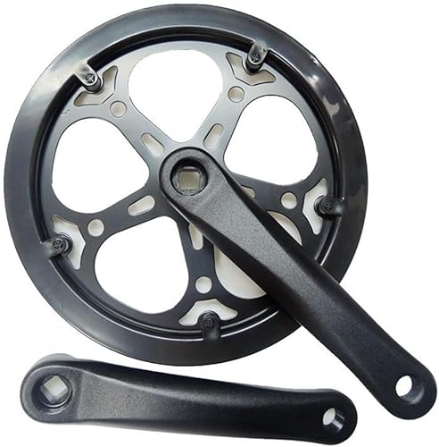 Guarnitura per bici da 170 mm, 40T/48T/52T, guarnitura quadrata conica per mountain bike a velocità singola (48T) - Ysert