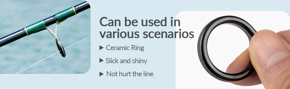 Anelli Canna da Pesca Kit Riparazione Canna da Pesca Anello Guida Canna da Pesca