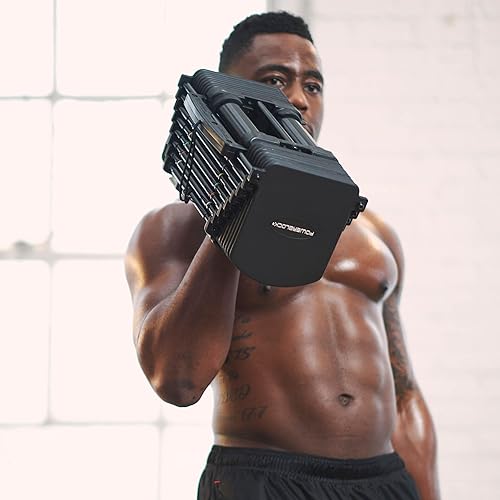 Powerblock PRO 50Set Manubri Caricabili 2.26-22.68 kg Black - Ysert