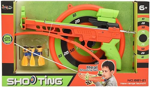 vidaXL Set Balestra e Dardo Giocattolo per Bambini con Bersaglio - Ysert