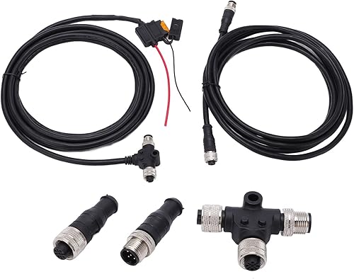Fockety NMEA 2000 Starter Kit, IP67 Impermeabile, Cavi Dorsali Universali, Cavi Drop Tees Terminatori, Kit per NMEA 2000, Accessori GPS Marittimi - Ysert