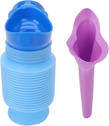 2 pezzi WC di emergenza retrattile orinatoio e strumento di pipì per maschi e femmine bambini, WC mobile personale portatile di emergenza orinatoio per attività all'aperto, campeggio, viaggi, - Ysert