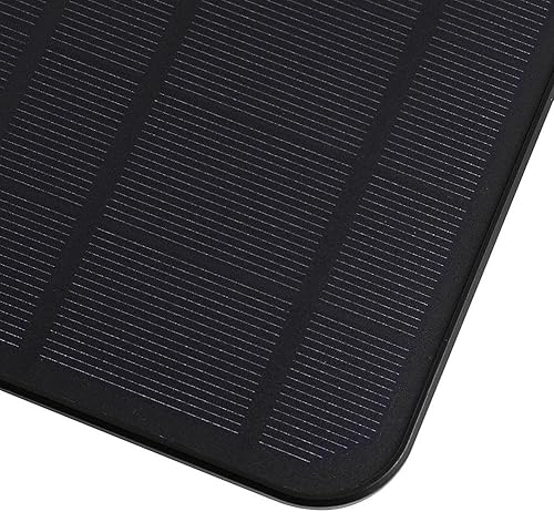 Pannello solare ad anello per campanelli, pannello solare da 5 W per telecamera di sicurezza, pannello solare per fotocamera con batteria ricaricabile esterna, supporto di sicurezza - Ysert