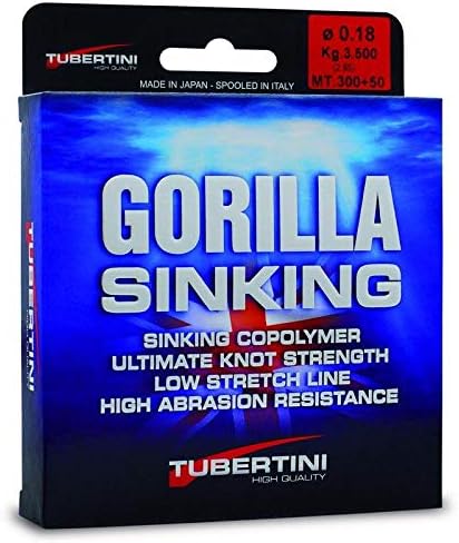 Filo da Pesca Gorilla Sinking Affondante Ideale per Tutte Le Tecniche di Pesca - Ysert